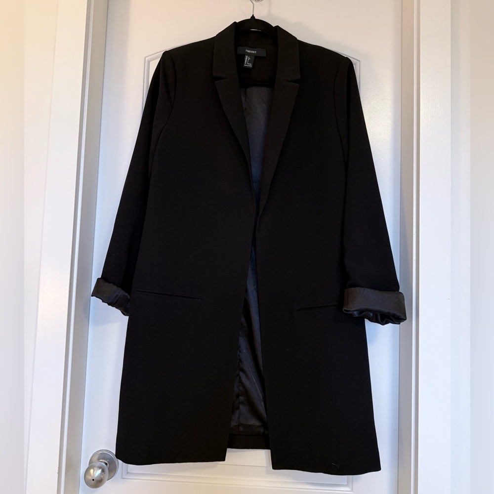 Forever 21 Blazer Goth Witchy Emo size Large Steampunk Grunge